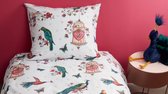 Beddinghouse Kids Sweet Birds dekbedovertrek - Eenpersoons - 100x135 - Roze