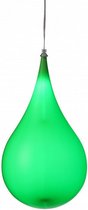 hanglamp druppel 18 x 33 cm groen/grijs