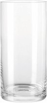 vaas Basic 13 x 26 cm glas transparant