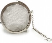 theezeef 6 cm staal zilver