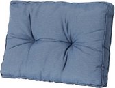 rugkussen Florance Panama 60 cm polykatoen blauw