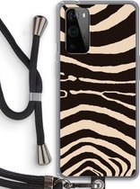 Case Company® - OnePlus 9 Pro hoesje met Koord - Arizona Zebra - Telefoonhoesje met Zwart Koord - Bescherming aan alle Kanten en Over de Schermrand