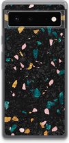 Case Company® - Google Pixel 6 hoesje - Terrazzo N°10 - Soft Cover Telefoonhoesje - Bescherming aan alle Kanten en Schermrand