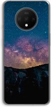 Case Company® - OnePlus 7T hoesje - Travel to space - Soft Cover Telefoonhoesje - Bescherming aan alle Kanten en Schermrand