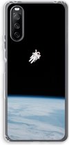 Case Company® - Sony Xperia 10 III hoesje - Alone in Space - Soft Cover Telefoonhoesje - Bescherming aan alle Kanten en Schermrand
