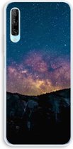 Case Company® - Huawei P Smart Pro hoesje - Travel to space - Soft Cover Telefoonhoesje - Bescherming aan alle Kanten en Schermrand