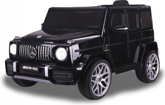 JAMARA 403910 – Mercedes G55 AMG In Scala 1:14, Nero, Auto RC Con Luci LED, Telecomando 2.4GHz, Fino A 11 Km/h