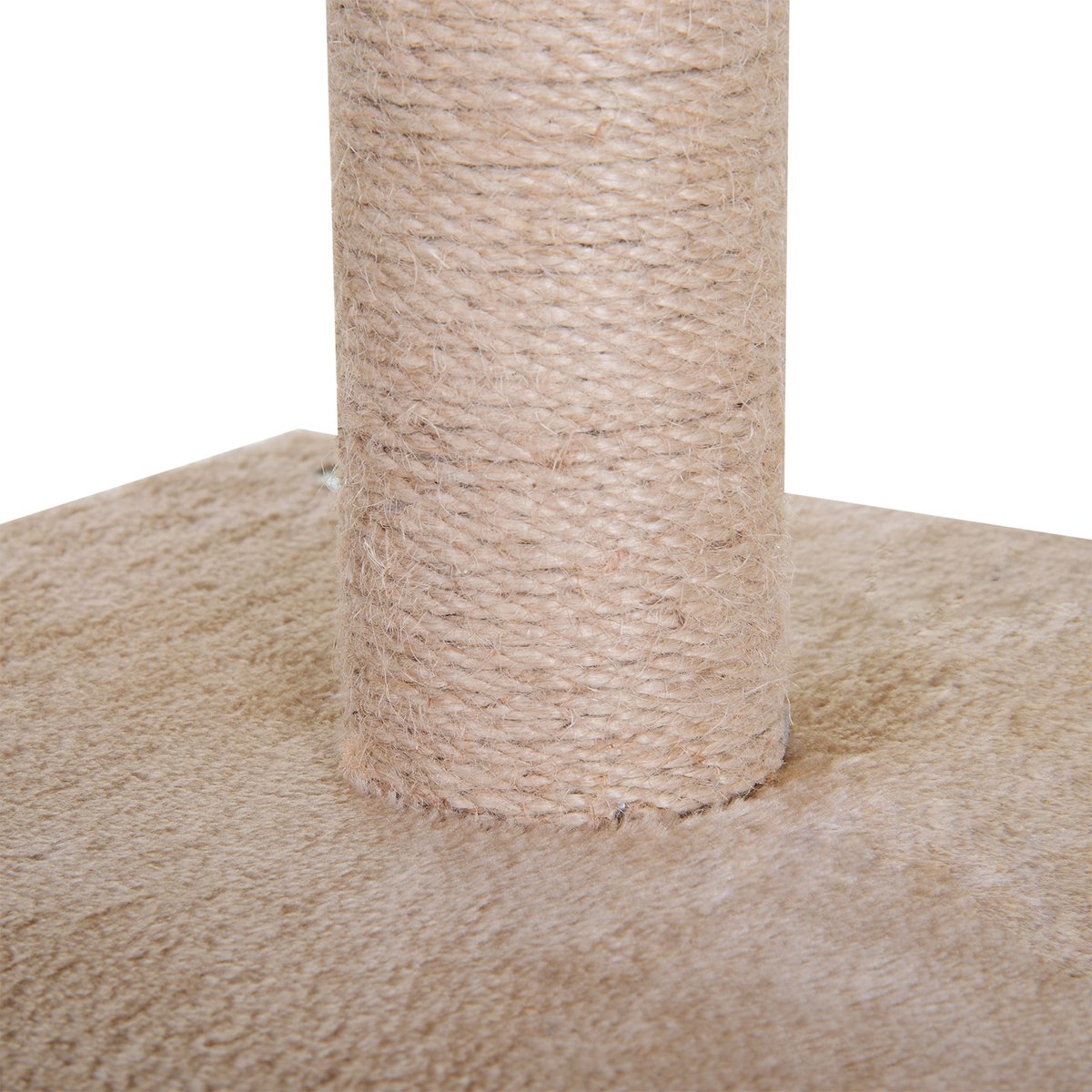 PawHut krabpaal voor katten, klimboom met sisalpalen, duurzaam kattenmeubel, ruimtebesparend
