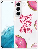 Galaxy S22+ Hoesje Donut Worry - Designed by Cazy