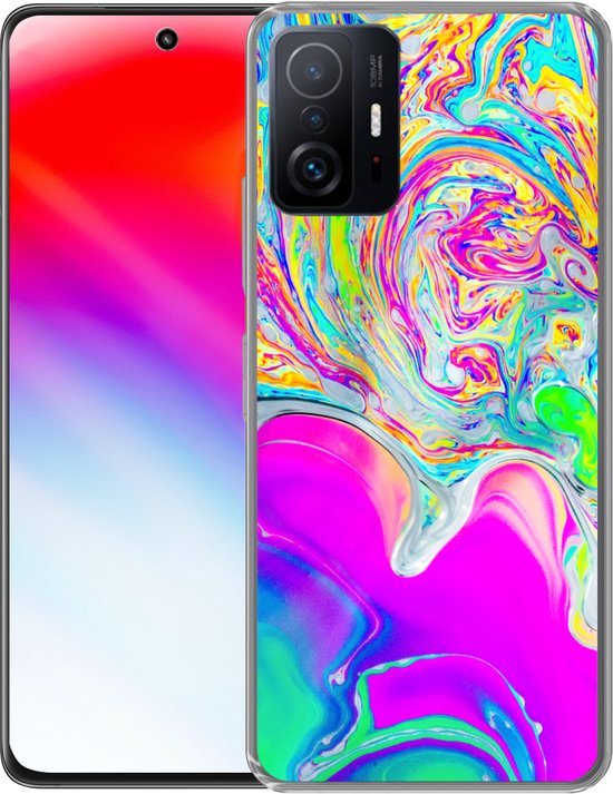 Coque Xiaomi 11 Lite 5G NE - Art - Couleurs - Psychédélique - Coque de téléphone en Siliconen