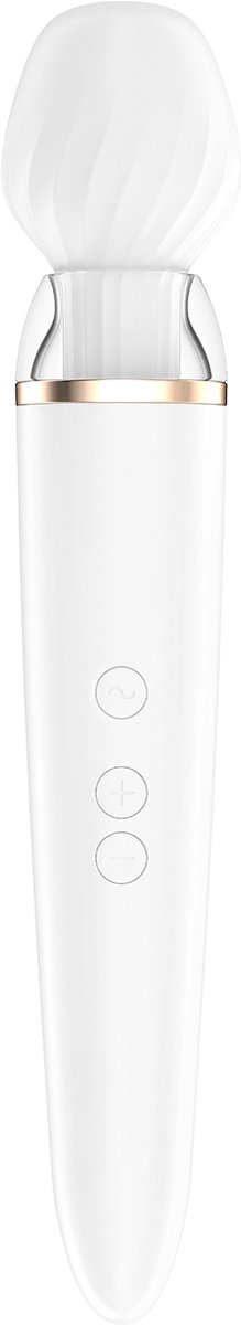 Satisfyer Double Wand-er XXL massger extra sterk app-bediening waterdicht huidvriendelijke siliconen