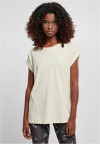 Urban Classics Dames Tshirt -L- Extended Shoulder Groen