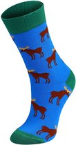 Colorcool Heren Sokken | Deer Sokken | Katoen | 41-45 | Normale boord - Naadloos - Geen Padding