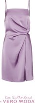 Vero Moda VMKAE D1  STRAP DRESS Dames Jurk PASTEL LILAC  - Maat L