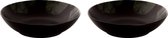 Palmer Bord diep Jungle Aurora 21 cm Bruin Bruin Stoneware 2 stuk(s)