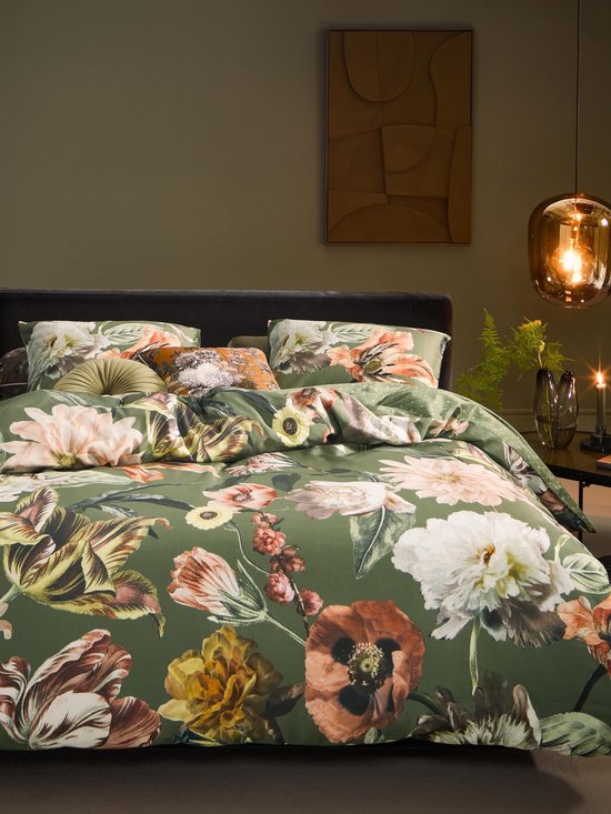 ESSENZA Filou Dekbedovertrek Forest green - Lits-Jumeaux - 240x200/220 cm van Merkloos — afbeelding 5