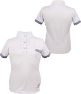 QHP Wedstrijdshirt Junior Pearl - maat 128 - white