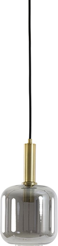 Lekar Suspension 16x26 cm bronze antique + verre fumé - Moderne - Light & Living - Garantie 2 ans