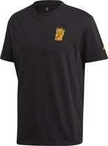 adidas Performance Cat Emb. Gfx T-shirt Mannen zwart M