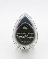 GD91 VersaMagic dewdrop zwart inktkussen Midnight black - stempelkussen black crayon