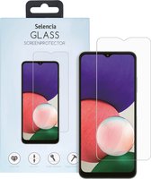 Selencia Screenprotector Geschikt voor Samsung Galaxy A22 (5G) Tempered Glass - Selencia Gehard Glas Screenprotector