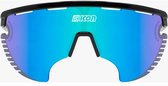 Scicon - Fietsbril - Aerowing Lamon - Zwart Gloss - Multimirror Lens Blauw