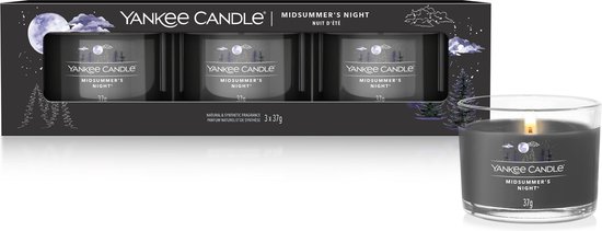 Yankee Candle Filled Votive 3-pack - Midsummers Night