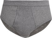 Ceceba heren slip met gulp - dubbelrib (1-pack) - grijs -  Maat: 3XL