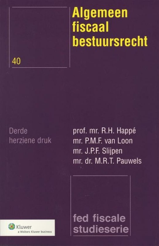 Algemeen fiscaal bestuursrecht - cover
