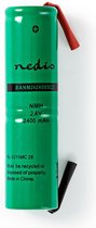 Nedis BANM242400SC2 Nikkel-metaalhydride-accu 2,4 V 2400 Mah Soldeerlip