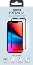 Screenprotector 13 Pro Max - Screenprotector iPhone 14 Plus - Selencia Gehard Glas Premium Screenprotector - Zwart