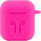 Case Cover Voor Geschikt voor Apple Airpods - Siliconen Roze