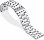 Fitbit Versa - Versa 2 bandje RVS zilver kleurig