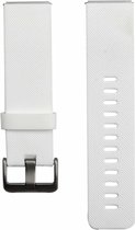 Luxe Siliconen Bandje large voor FitBit Blaze – wit