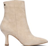 Notre-V 8739 Enkellaarsjes - Enkelboots met rits - Dames - Wit - Maat 42