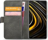 Mobilize - Poco M3 Hoesje - Elite Gelly Wallet Book Case Zwart