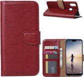 LuxeBass Hoesje geschikt voor Huawei P40 Pro Plus - Bookcase Bruin - portemonnee hoesje - telefoonhoes - gsm hoes - telefoonhoesjes