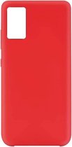 LuxeBass Hoesje geschikt voor Samsung Galaxy A41 siliconen hoesje - Rood - telefoonhoes - gsm hoes - gsm hoesjes