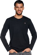 Feyenoord T-shirt Lange Mouw Player, zwart, Heren (L)
