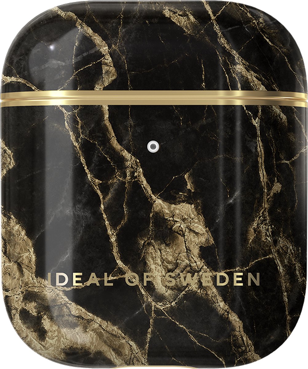 iDeal of Sweden Airpods - Airpods 2 hoesje - Golden Smoke Marble