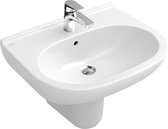 Villeroy & Boch O.nova Wastafel Zonder Kraangat Met Overloop 65x51cm Wit