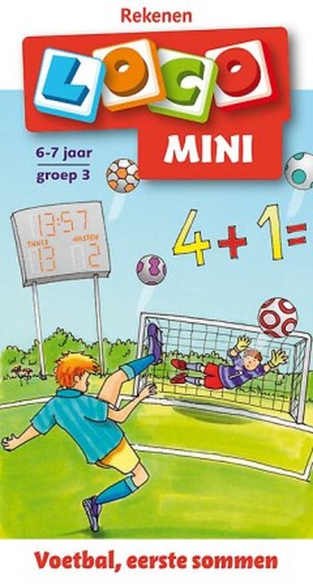 Loco mini Rekenen Voetbal, eerste sommen 6-7 jaar groep 3