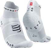 Compressport Pro Racing Socks v4.0 Run Low White/Alloy - Hardloopsokken