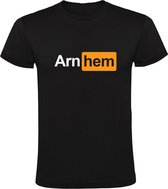 Arnhem Heren  t-shirt | Pornhub | Vitesse | Arra |  Ernem | Rijnstad | 026 | Zwart