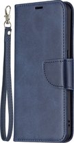OPPO Reno 6 5G Hoesje - Mobigear - Excellent Serie - Kunstlederen Bookcase - Blauw - Hoesje Geschikt Voor OPPO Reno 6 5G
