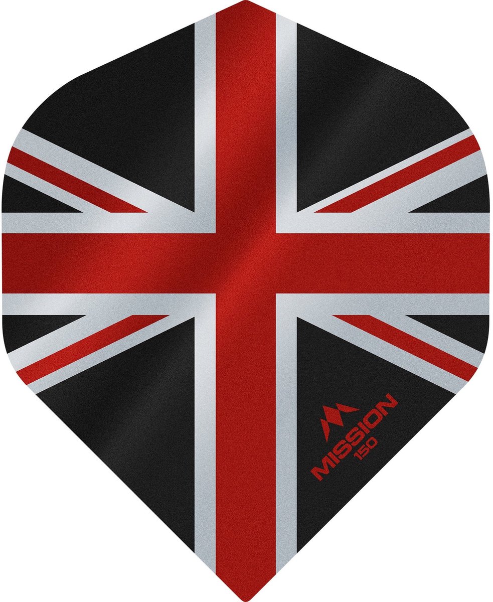 Mission Alliance 150 Black & Red NO2 - Dart Flights