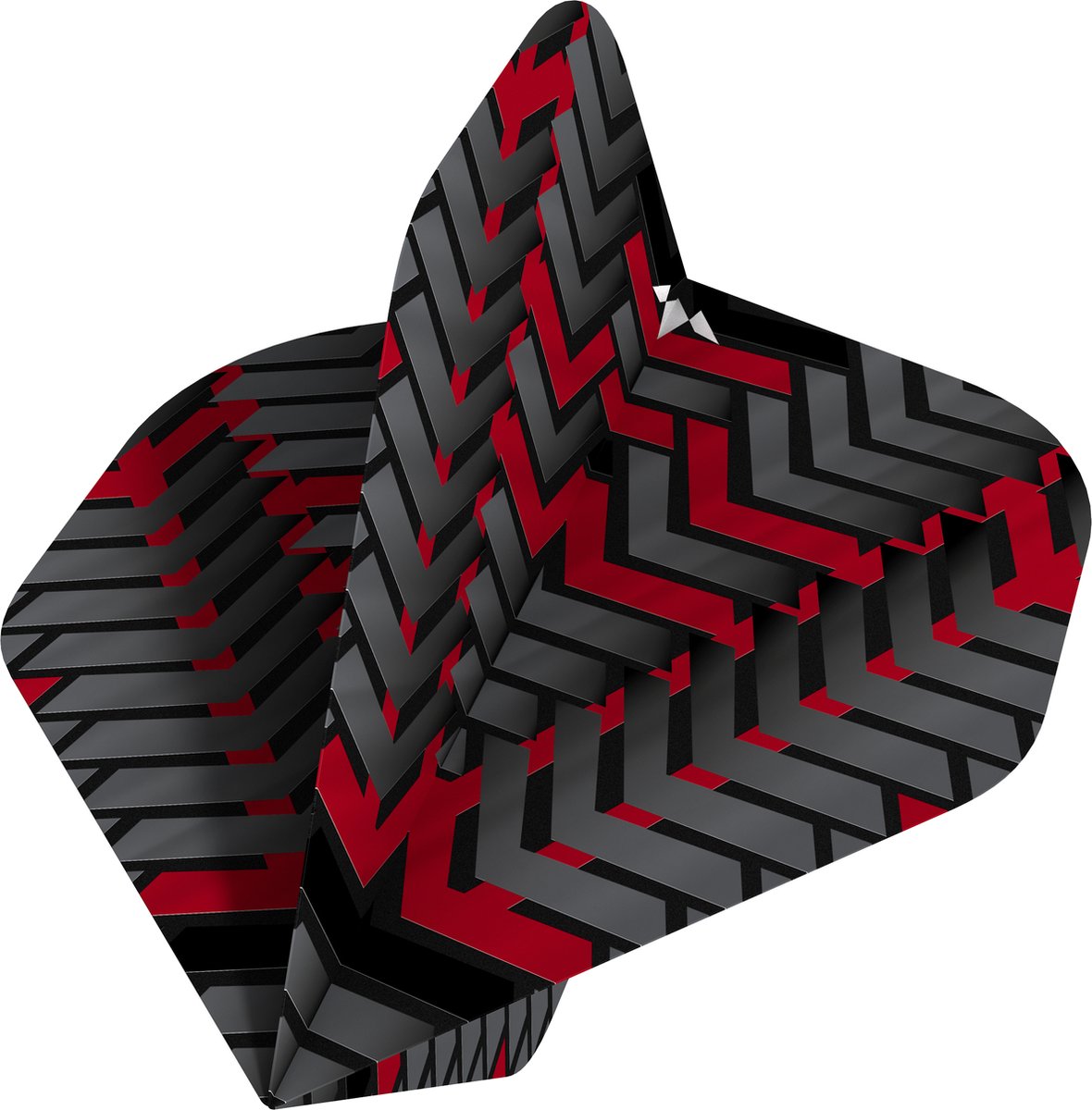 Mission Vex NO2 Black & Red - Dart Flights