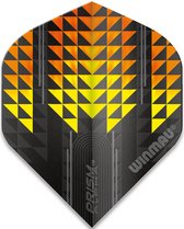 WINMAU - Prism Alpha Zwart en Oranje Dartvluchten - 1 set per pakket (3 vluchten in totaal)