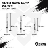 KOTO King Grip Pro White - Dart Shafts