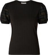 IVY BEAU Tanya T-shirt - Black - maat 44